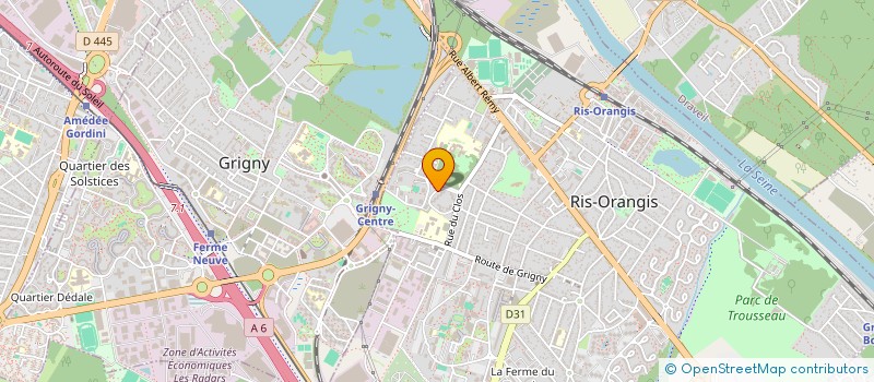 localisation de l'entreprise MONDIALE AUTO à RIS-ORANGIS
