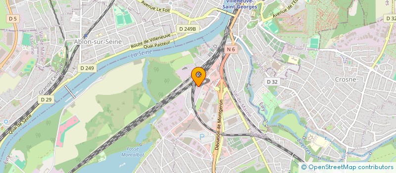 localisation de l'entreprise MONDIALE DE TRANSPORTS INTERNATIONAUX  VIGNEUX-SUR-SEINE