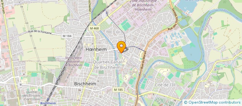 localisation de l'entreprise MONDIALE INFORMATIQUE & ASSISTANCE  HNHEIM