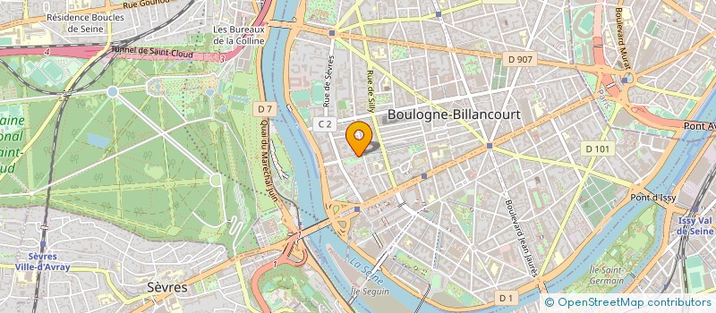 localisation de l'entreprise MONDIALE POUR L'HARMONISATION MEDECINE à BOULOGNE-BILLANCOURT