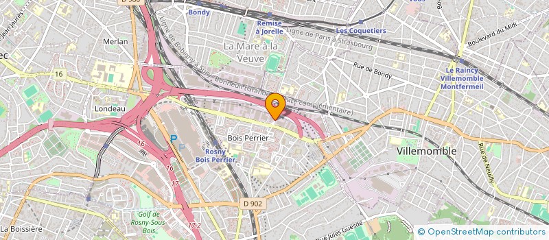 localisation de l'entreprise MONDIALE SERVICES PLUS à ROSNY-SOUS-BOIS