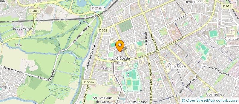 localisation de l'entreprise MONDIALE TEXTILE à CAEN