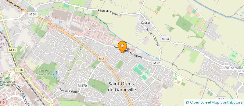 localisation de l'entreprise MONDIALENCHERE à SAINT-ORENS-DE-GAMEVILLE