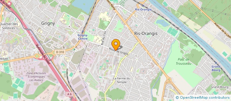 localisation de l'entreprise MONDIALIS à RIS-ORANGIS