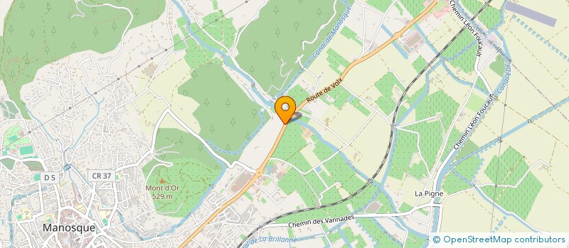 localisation de l'entreprise MONDIALISTO à MANOSQUE