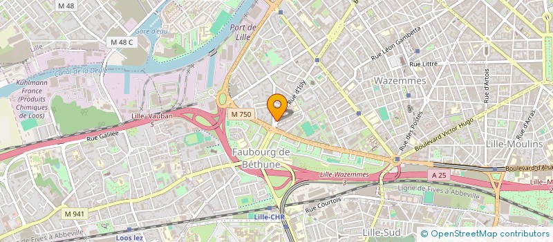 localisation de l'entreprise MONDIALPHONE à LILLE