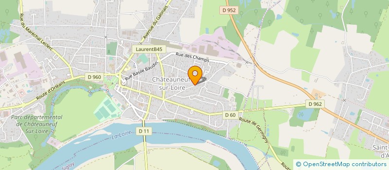 localisation de l'entreprise MONDIALRACK à CHATEAUNEUF-SUR-LOIRE