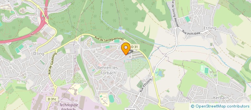 localisation de l'entreprise MONDIALSTORE  BEHREN-LES-FORBACH