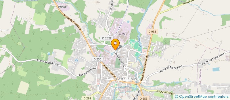 localisation de l'entreprise MONDIAPIC DIFFUSION SARL  CASTELJALOUX