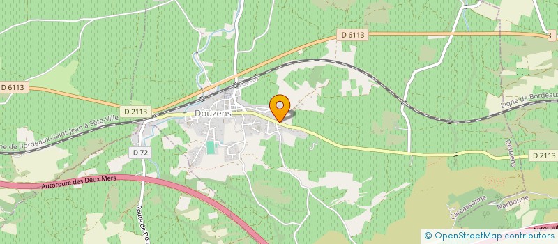 localisation de l'entreprise MONDIERE  DOUZENS