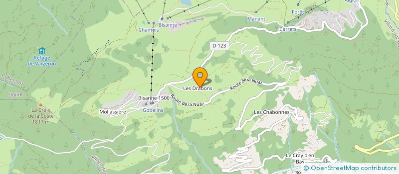 localisation de l'entreprise MONDIEU  VILLARD-SUR-DORON