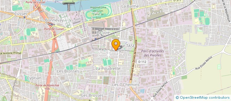 localisation de l'entreprise MONDIF GROUPE R FIORANI DISTRIBUTION à VAULX-EN-VELIN