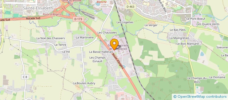 localisation de l'entreprise MONDIFLORA à VERN-SUR-SEICHE