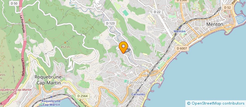 localisation de l'entreprise MONDILUCA à ROQUEBRUNE-CAP-MARTIN