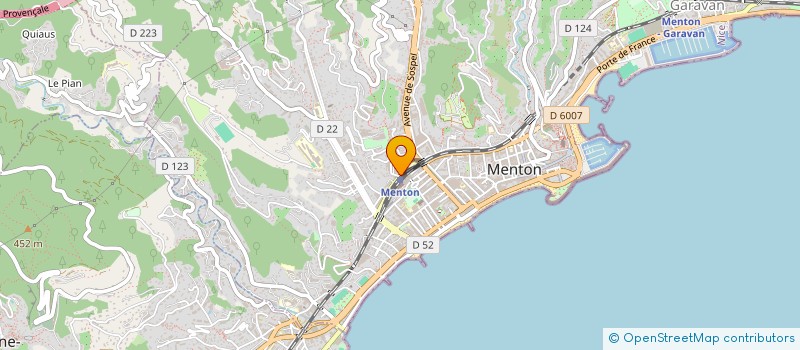 localisation de l'entreprise MONDINO CAMPERO AGRICAR  MENTON