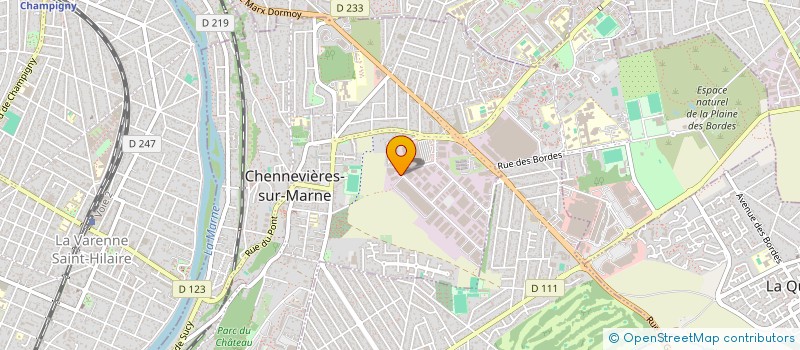 localisation de l'entreprise MONDIOLAC à CHENNEVIERES-SUR-MARNE