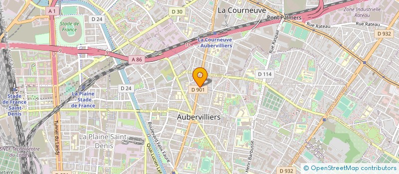 localisation de l'entreprise MONDIR à AUBERVILLIERS