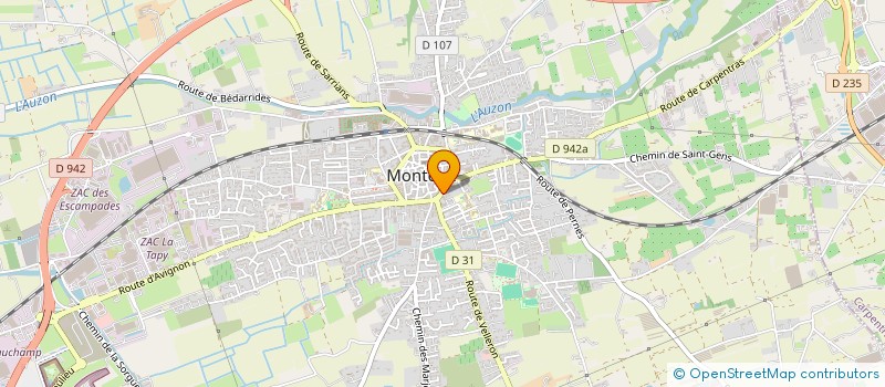 localisation de l'entreprise MONDIS à MONTEUX