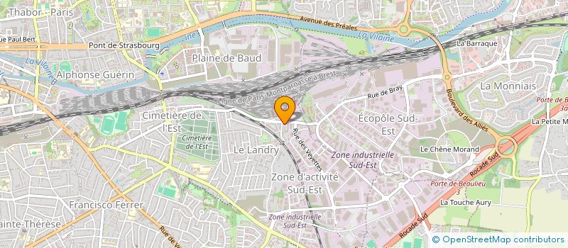 localisation de l'entreprise MONDJY  RENNES