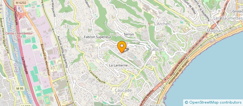 localisation de l'entreprise MONDO DELLA MODA à NICE