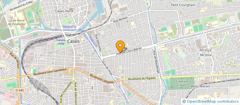 localisation de l'entreprise MONDO SPORT à CALAIS