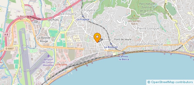 localisation de l'entreprise MONDO UOMO à CANNES