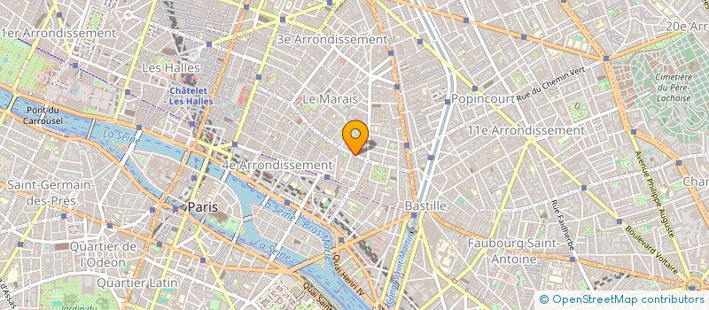 localisation de l'entreprise MONDO UOMO à PARIS