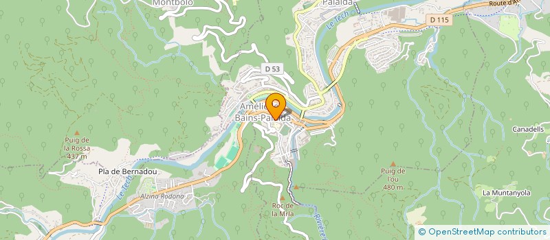 localisation de l'entreprise MONDO VIDEO  AMELIE-LES-BAINS-PALALDA