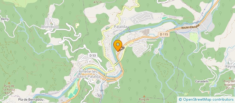 localisation de l'entreprise MONDO VIDEO INFORMATIQUE  AMELIE-LES-BAINS-PALALDA