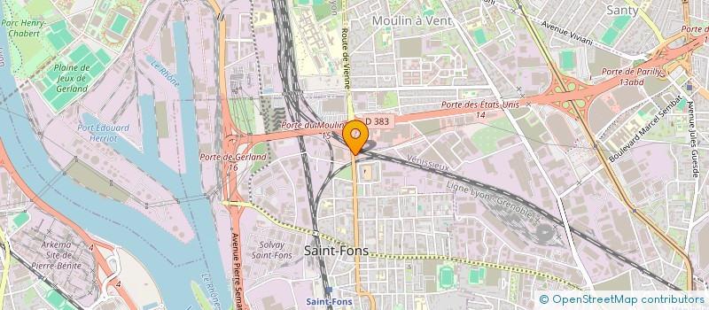 localisation de l'entreprise MONDOCAR à SAINT-FONS