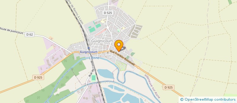 localisation de l'entreprise MONDOT BERNARD CUIF FRANCIS à VILLENEUVE-SUR-AISNE