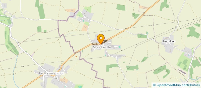 localisation de l'entreprise MONDR  MONDREVILLE