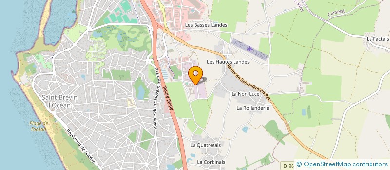 localisation de l'entreprise MONDRAGO à SAINT-BREVIN-LES-PINS