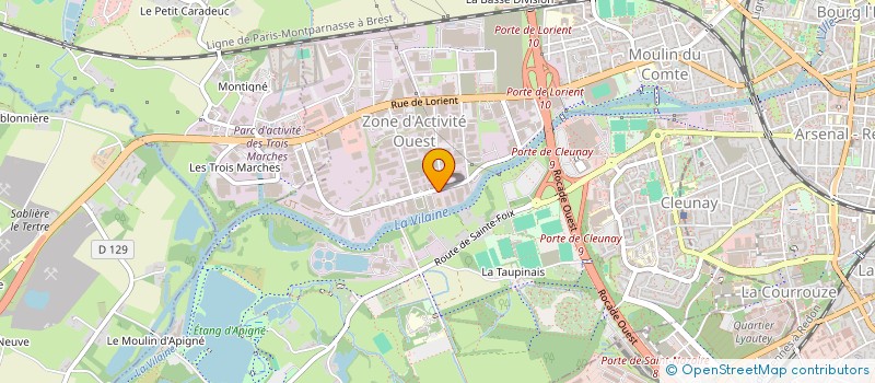 localisation de l'entreprise MONDREEL  RENNES