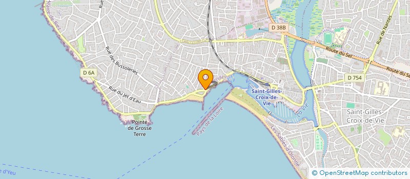 localisation de l'entreprise MONE à SAINT-GILLES-CROIX-DE-VIE