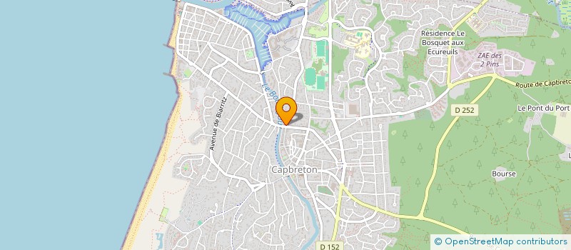 localisation de l'entreprise MONE MARTINAUD GESTION  CAPBRETON