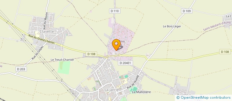 localisation de l'entreprise MONEGER à SAINT-MEDARD-D'AUNIS
