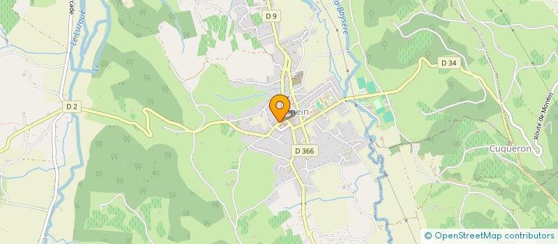 localisation de l'entreprise MONEIN CYCLOTOURISTE CLUB VTT  MONEIN