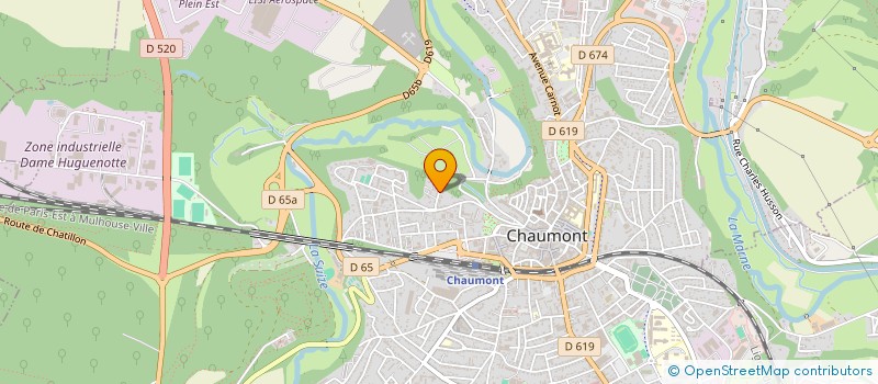 localisation de l'entreprise MONELAG à CHAUMONT