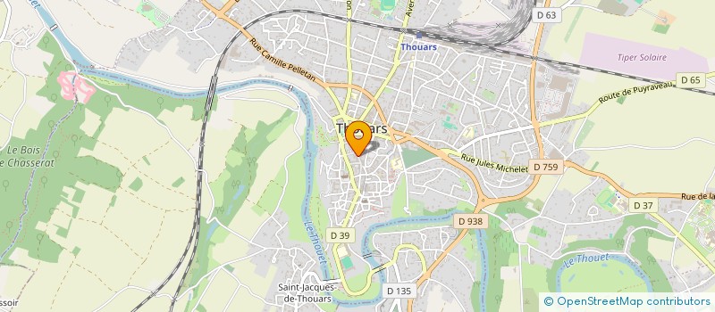 localisation de l'entreprise MONELLIA à THOUARS