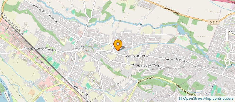 localisation de l'entreprise MONERI  LESCAR