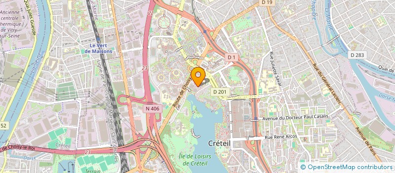 localisation de l'entreprise MONERO à CRETEIL