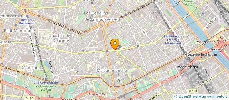 localisation de l'entreprise MONESTIER à PARIS 13