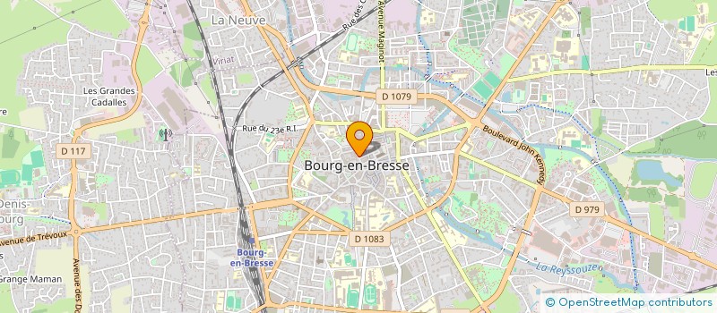 localisation de l'entreprise MONET à BOURG-EN-BRESSE