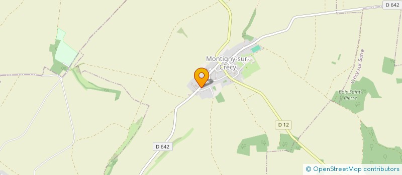 localisation de l'entreprise MONET  MONTIGNY-SUR-CRECY