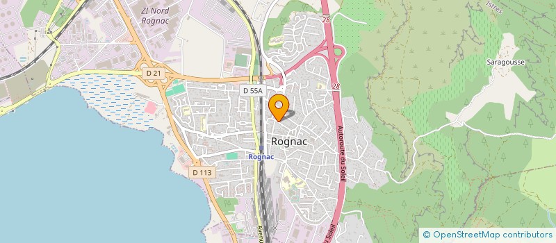 localisation de l'entreprise MONET  ROGNAC