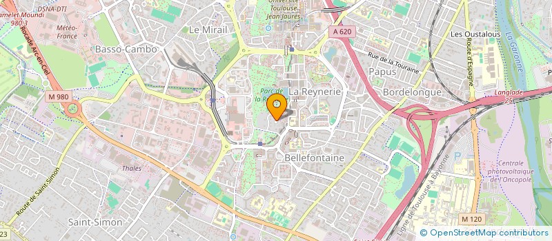 localisation de l'entreprise MONET STAR à TOULOUSE