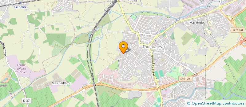 localisation de l'entreprise MONETA  TOULOUGES