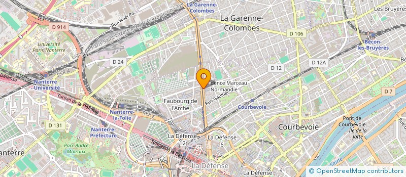 localisation de l'entreprise MONETA ALEXIS FOUNDATION à COURBEVOIE