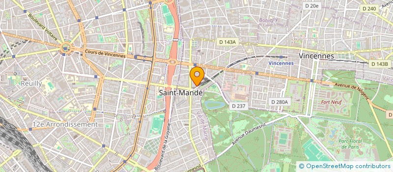 localisation de l'entreprise MONETICIEN à SAINT-MANDE